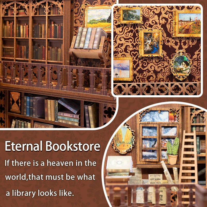 Eternal Bookstore - 3D Puzzle for Bookworms